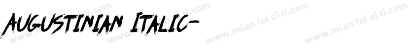 Augustinian Italic字体转换